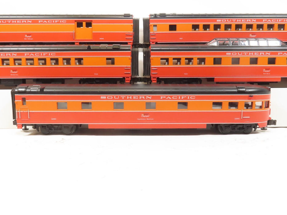 MTH 20-6523 Southern Pacific 5-Car 70' ABS Passenger Set Smooth LN