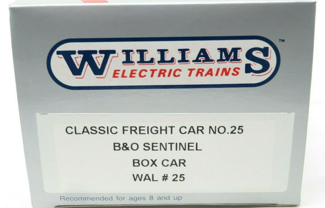 Williams WAL #25 B&O Sentinel Box Car NIB