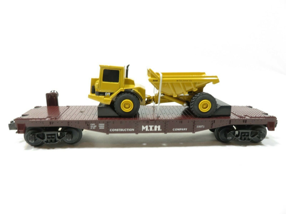 MTH 30-7614 MTH Construction Flat w/Dump Truck LN