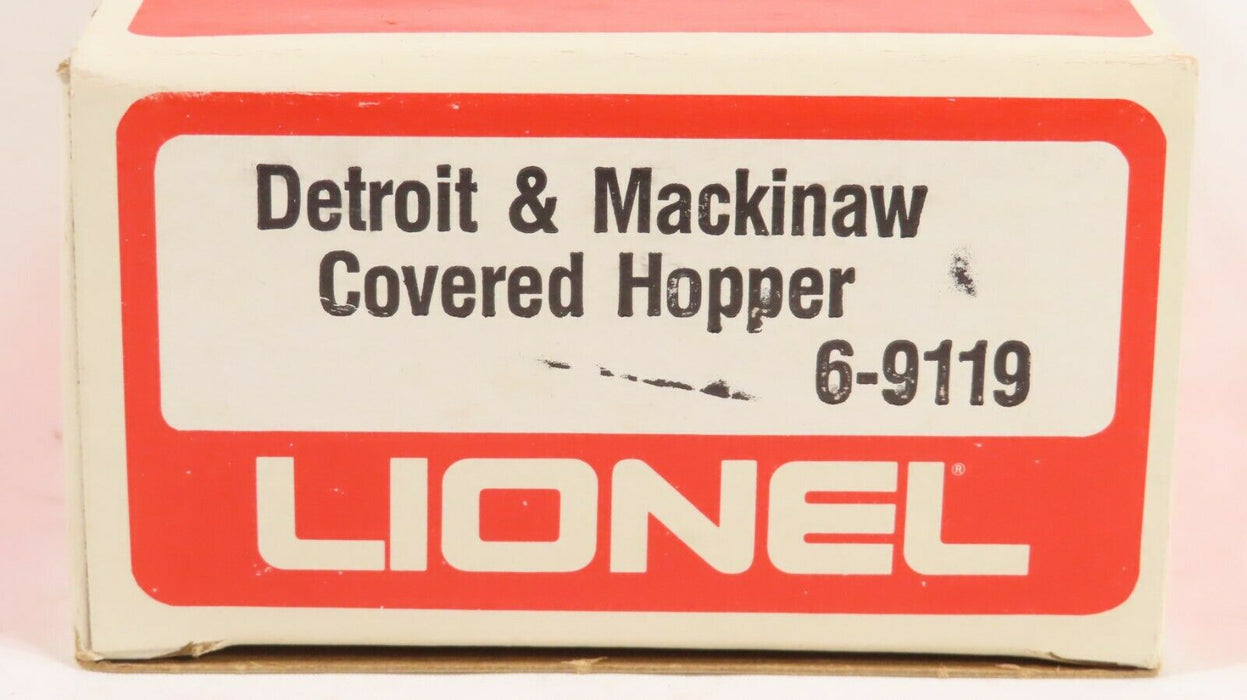 Lionel 6-9119 Detroit & Mackinaw Covered Hopper Car LN