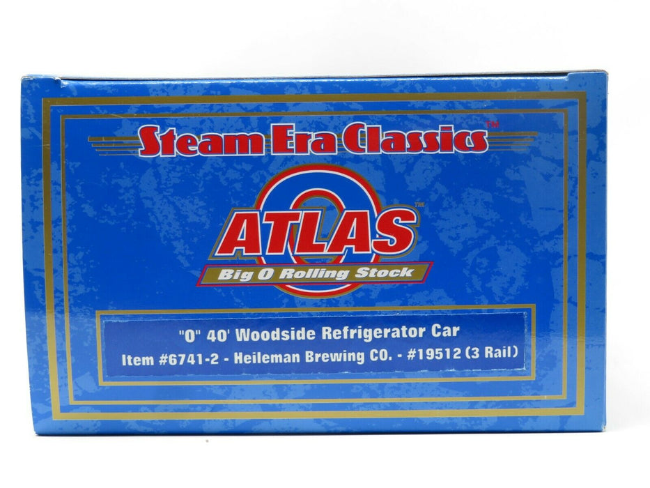 Atlas 6741-2 Heiliman Brewing 40' Woodside Refrigeratir Car #19512 NIB