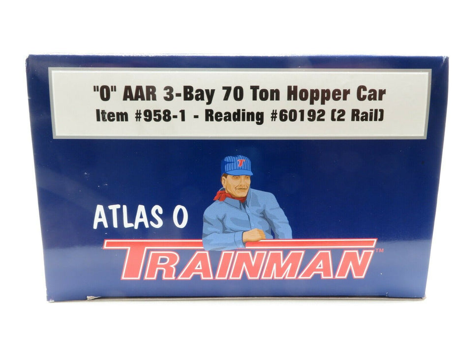 Atlas 958-1 Reading AAR 3-Bay 70 Ton Hopper Car #60192 2 Rail NIB