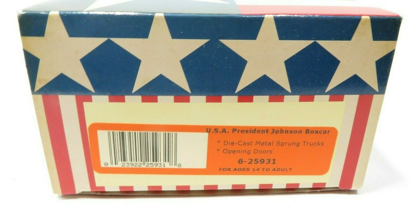 Lionel 6-25931 U.S. Presidential Boxcar President Johnson NIB