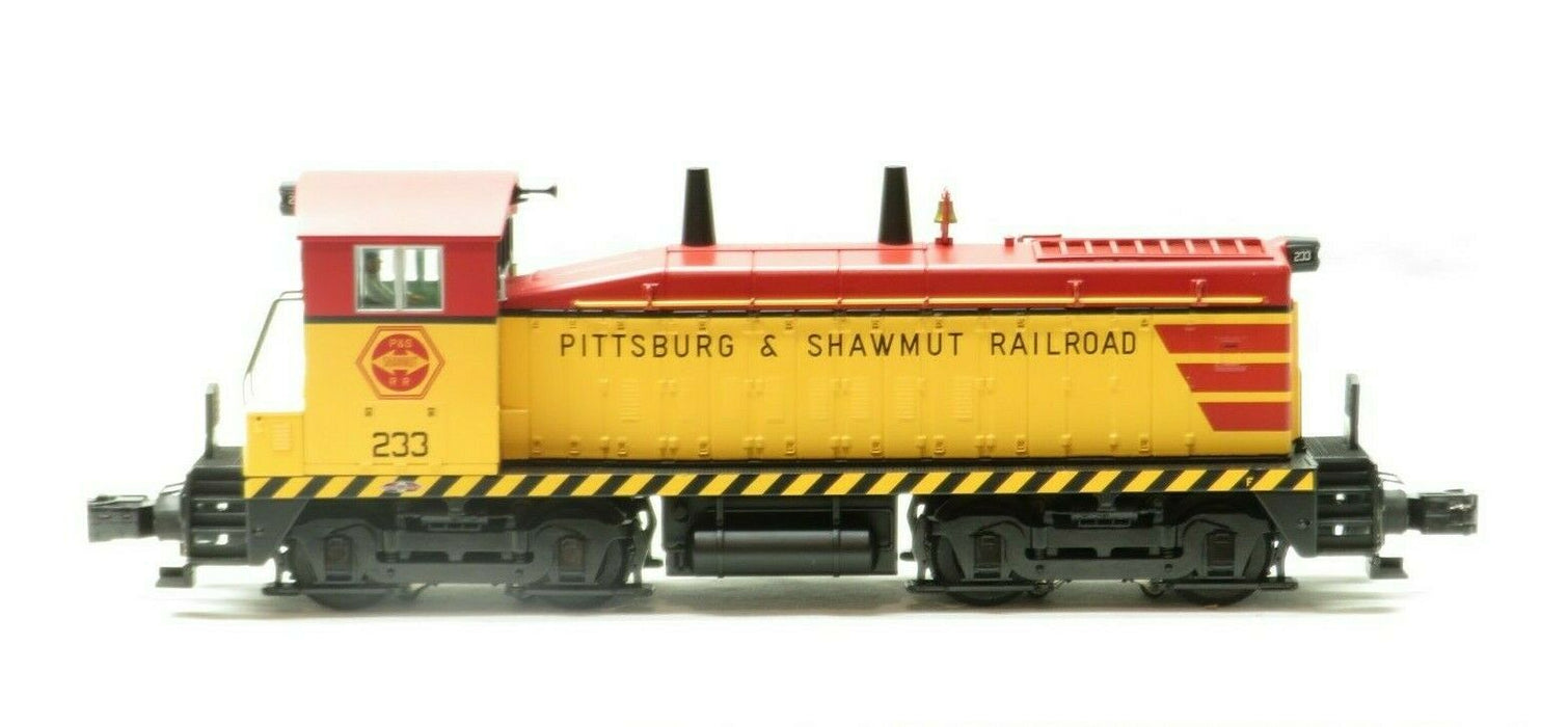 Atlas 6144-1 Pittsburg & Shawmut SW-9 Diesel Loco #233 TMCC Railsounds LN