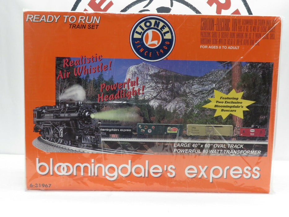 LIONEL 6-31967 Bloomingdale's Express steam Set RTR SEALED RARE NIB
