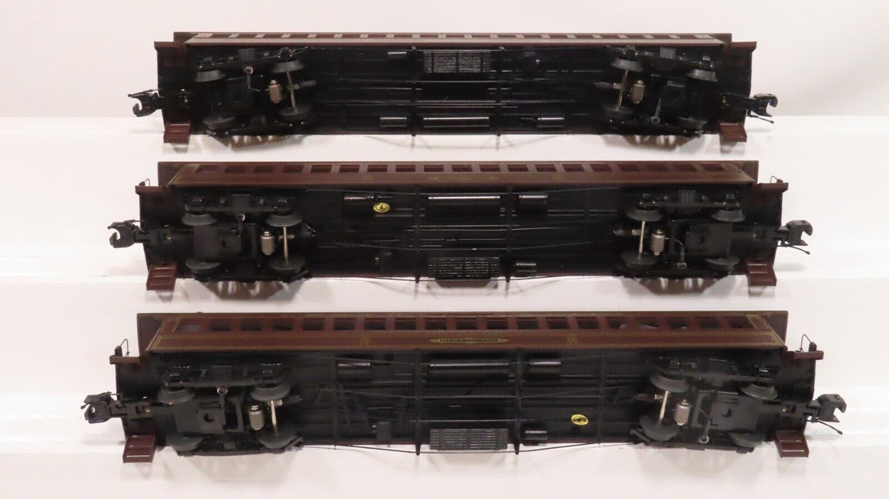MTH 20-62011 Central Pacific 64' Woodsided Passenger Set LN