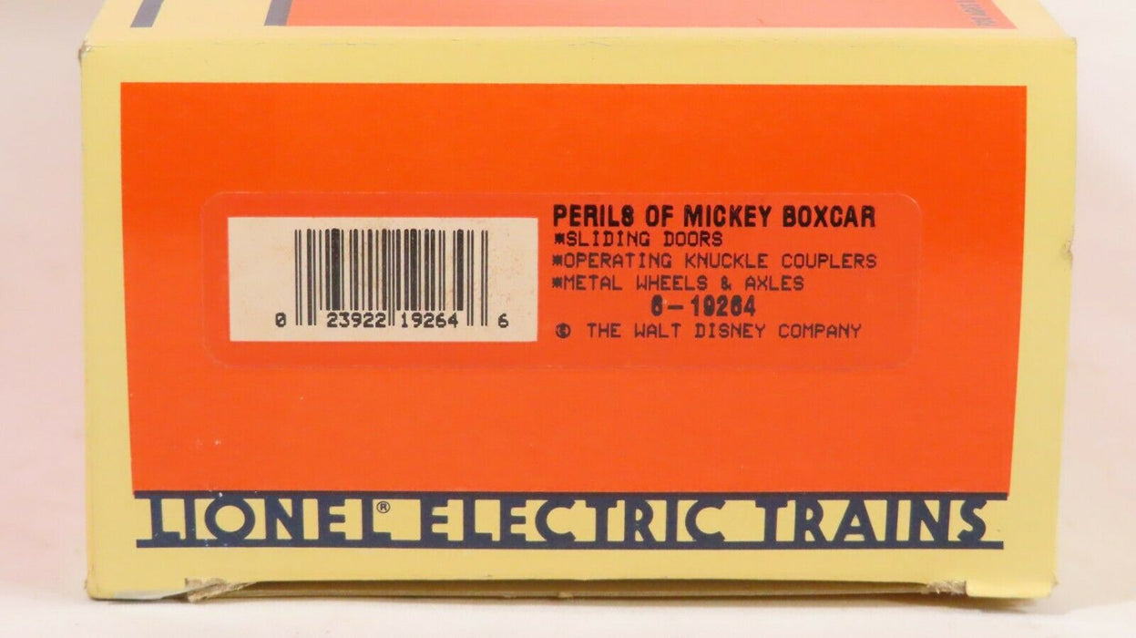 Lionel 6-19264 Walt Disney Perils of Mickey BoxCar NIB