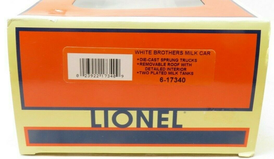 Lionel 6-17340 White Brothers Milk Car NIB