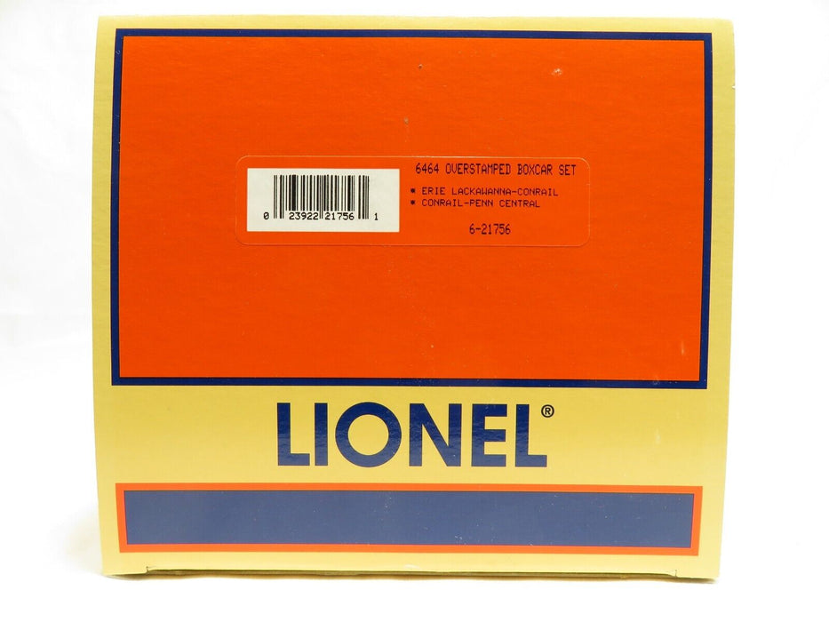 Lionel 6-21756 6464 Overstamped Boxcar Set 2 pack LN