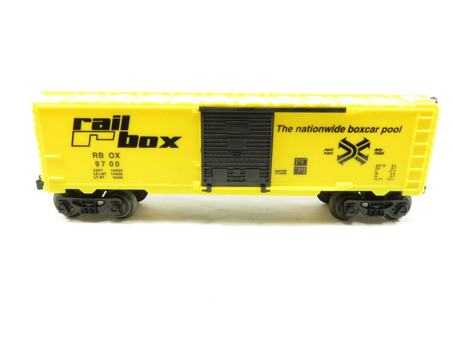 Lionel 6-26240 Starter Boxcar Rail Box LN
