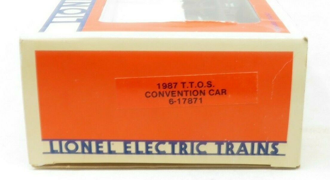Lionel 6-17871 T.T.O.S. 1987 Convention Car NIB