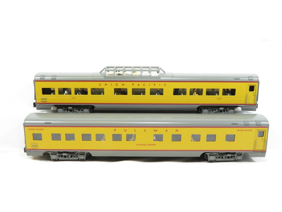 K-Line K4690F Union Pacific Aluminum 18" Passenger Car Set of 2  NIB