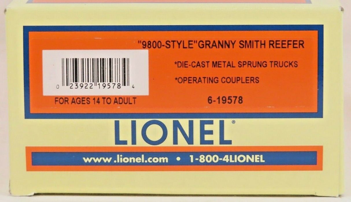 Lionel 6-19578 "9800-Style" Granny Smith Reefer NIB