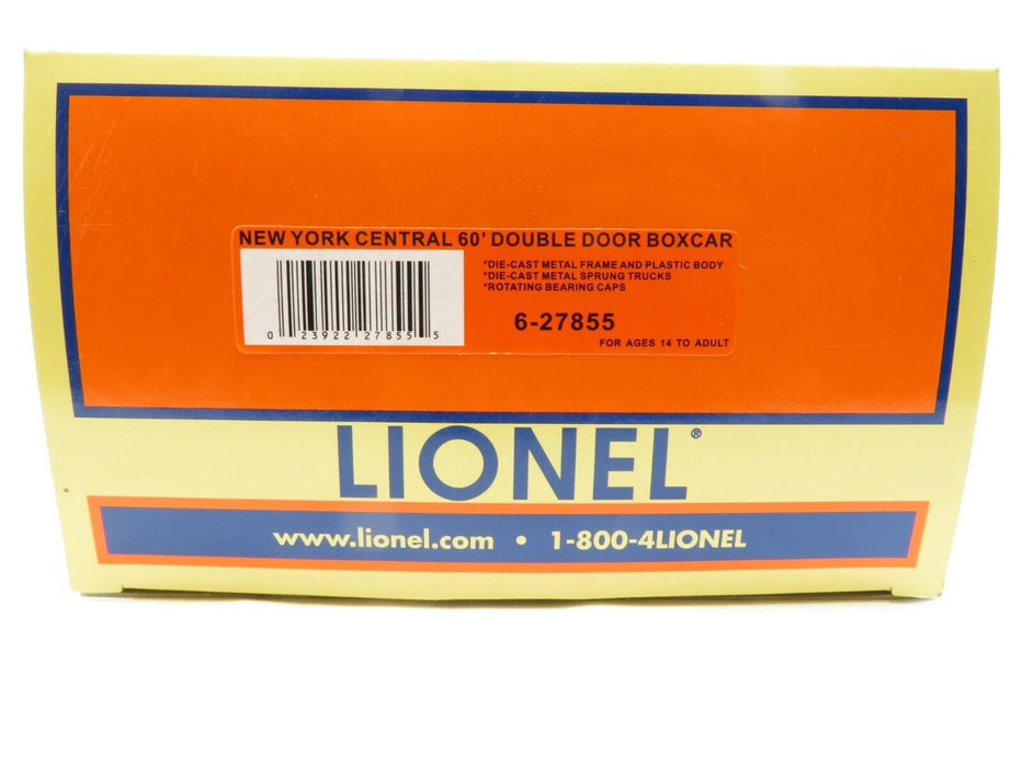Lionel 6-27855 New York Central 60' Double Door Boxcar NIB