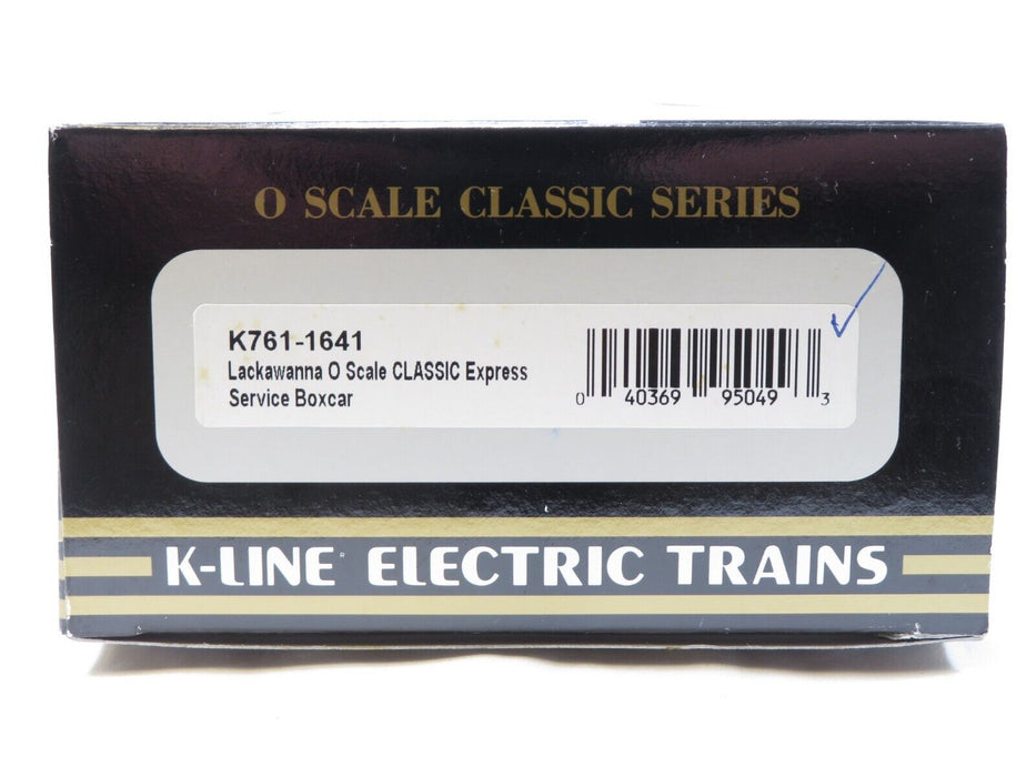 K-Line K761-1641 Lackawanna O Scale Classic Express Service Boxcar NIB