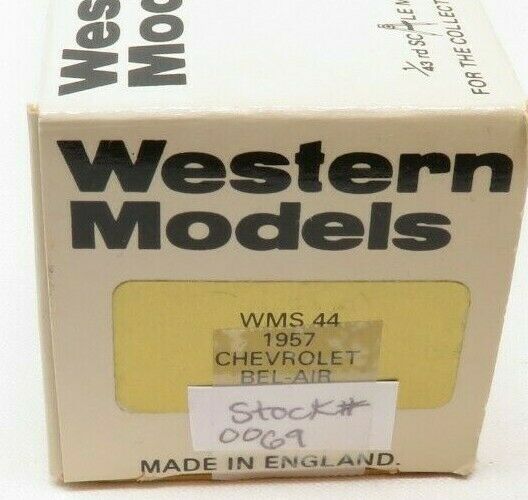 Western Models 0069 DIE CAST-1957 Chevrolet-Bel Air NIB