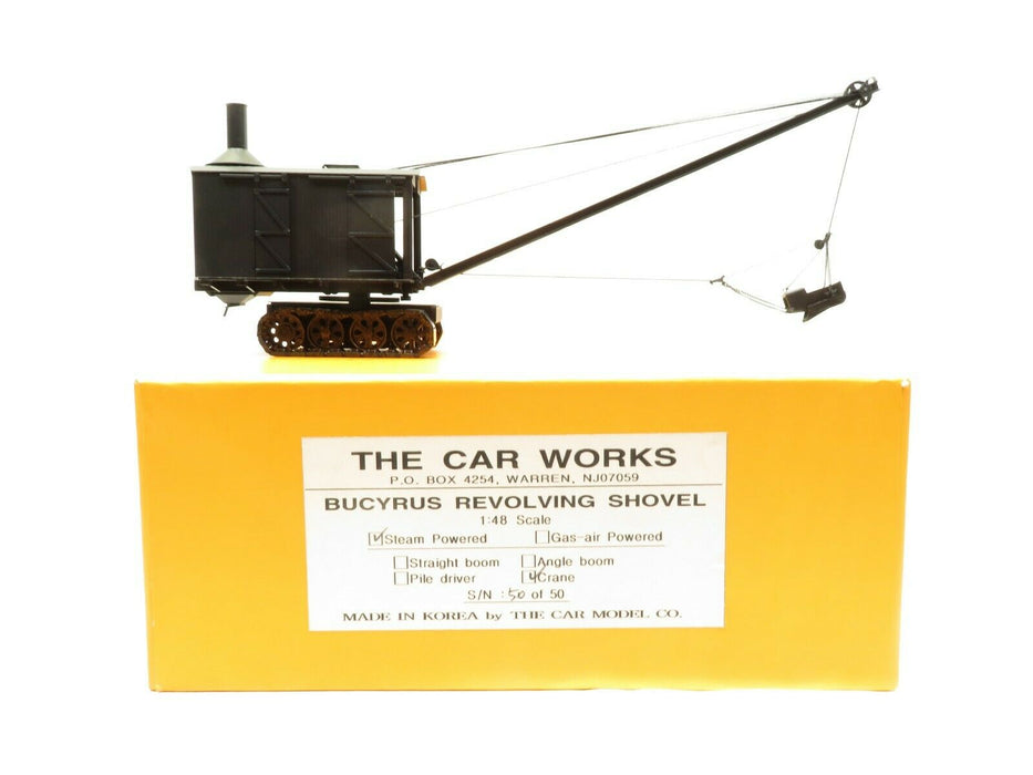 The Car Works -  50 of 50 Bucyrus Revolving Steam Shovel 1:48 Scale Crane NIB