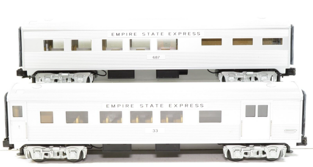 MTH 30-6126 NYC Empire State Express Combine/Diner Set NIB