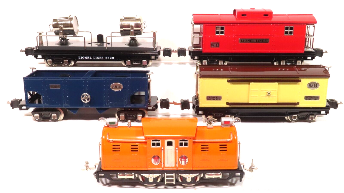 Lionel 6-51001 #44 Freight Special Tinplate O Guage Set w/44E Loco
