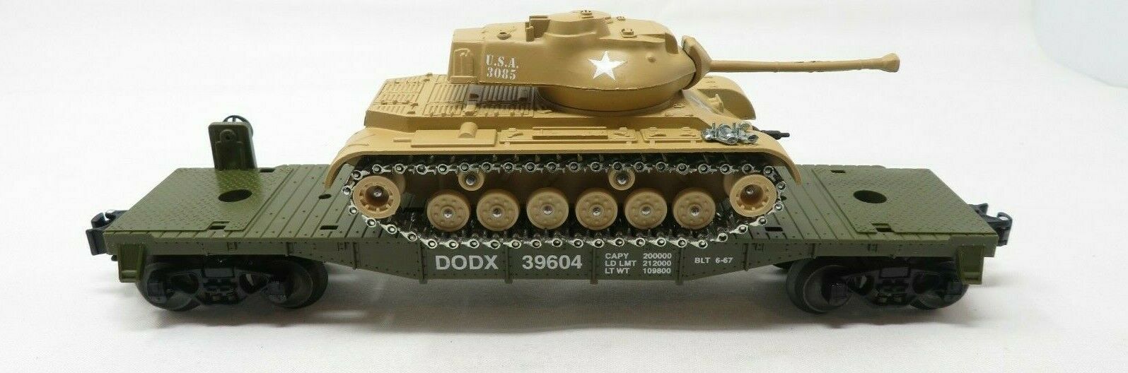 Geller 39167 Army Patton Tank USAX Flatcar NIB