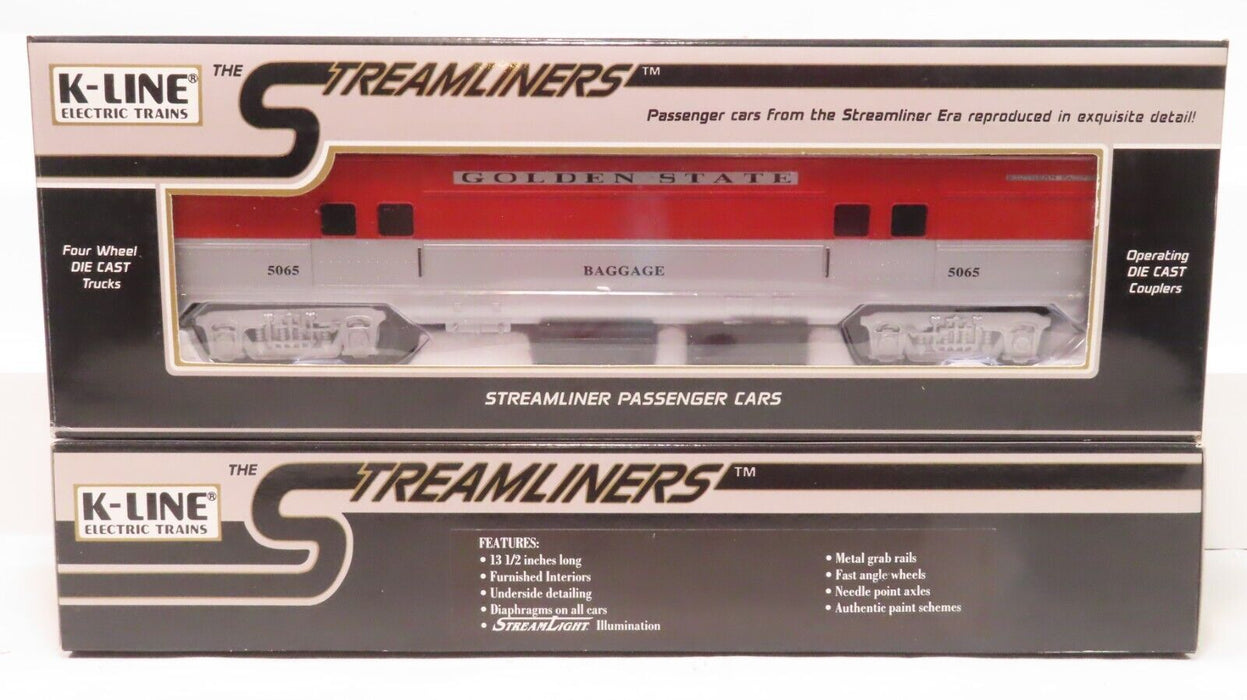 K-Line K4532C Golden State Pullman and Coach 2 Pack NIB