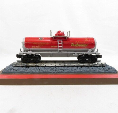 K-Line K-635402 Budweiser Tank Car Bank w/Display Base NIB