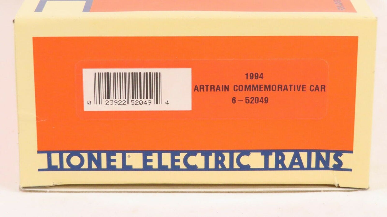 Lionel 6-52049 BN 1994 Artrain Commemorative Gondola NIB