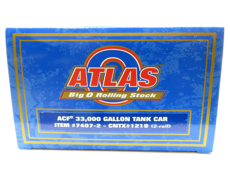 Atlas 7407-2 CNTX ACF 33K Gallon Tank Car #1219 2 Rail NIB