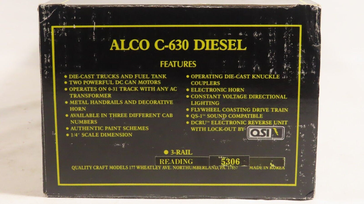 Weaver 5306 Reading Alco C-360 Diesel Loco NIB