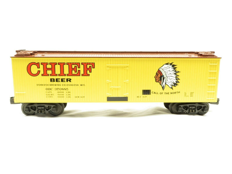 MTH 30-78037 Chief Beer Reefer Car NIB