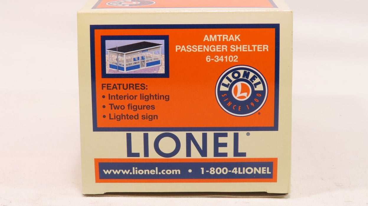 Lionel 6-34102 Amtrak Passenger Shelter NIB