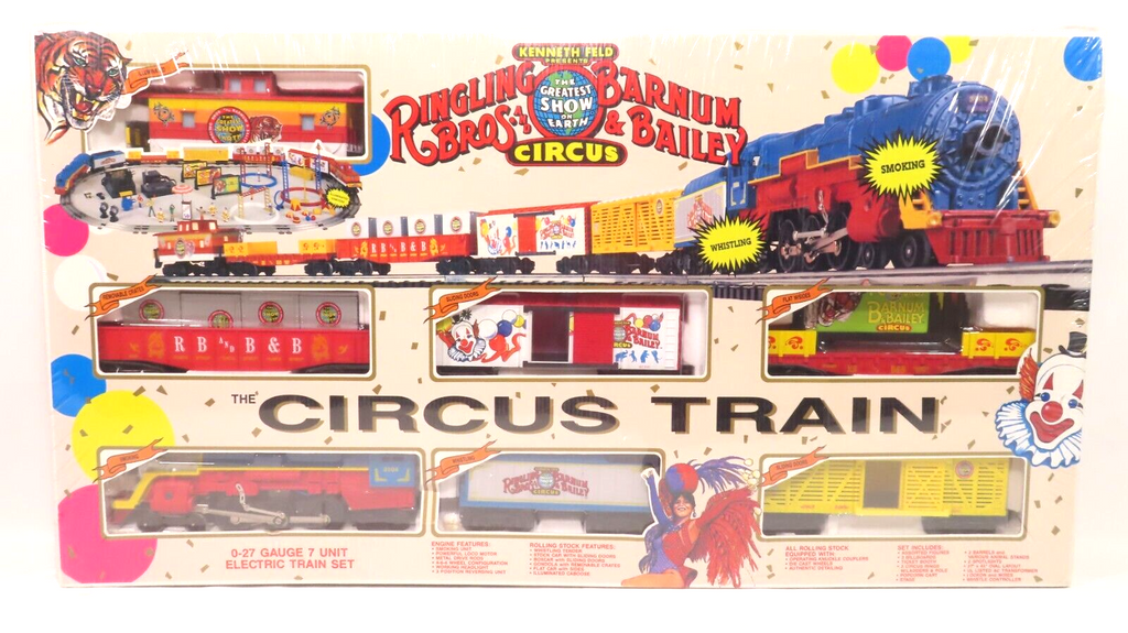 Good RARE Lionel Ringling Bros and Barnum and Bailey circus train with regulator