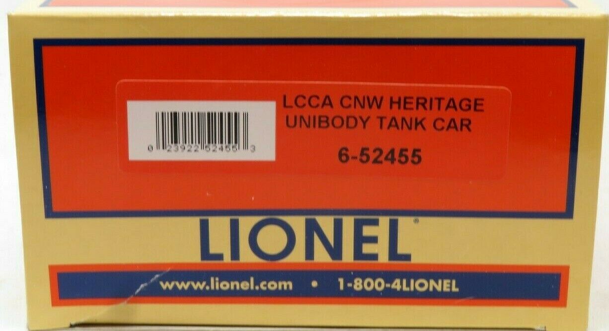 Lionel 6-52455 LCAA CNW Heritage Unibody Tank Car NIB