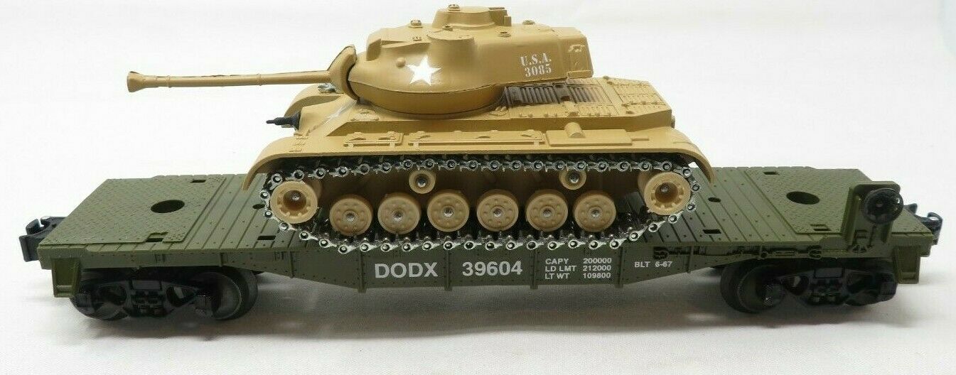 Geller 39167 Army Patton Tank USAX Flatcar NIB