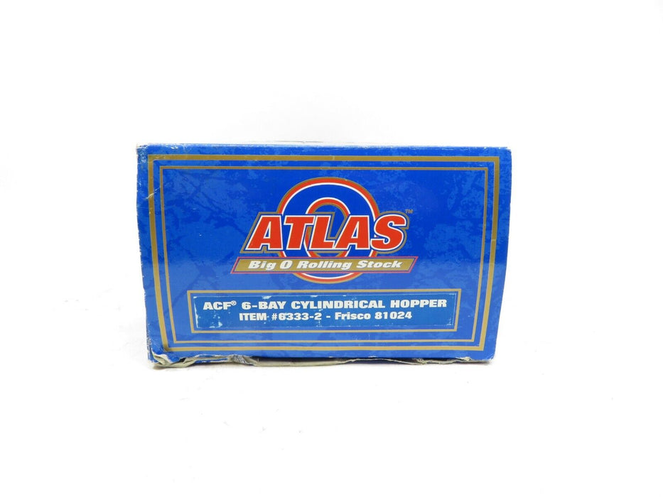 Atlas 6333-2 ACF 6 Bay Cylindrical Hopper Frisco #81024 LN