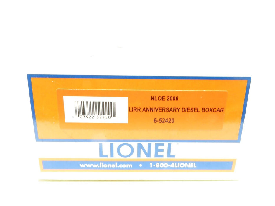 Lionel 6-52420 NLOE 2006 LIRR Anniversary Diesel Boxcar NIB