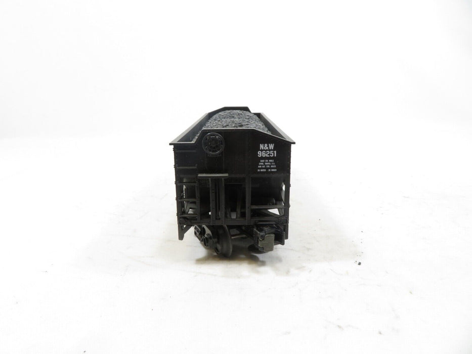 MTH 20-97430 Norfolk & Western 2 Bay Offset Hopper with Coal Load LN