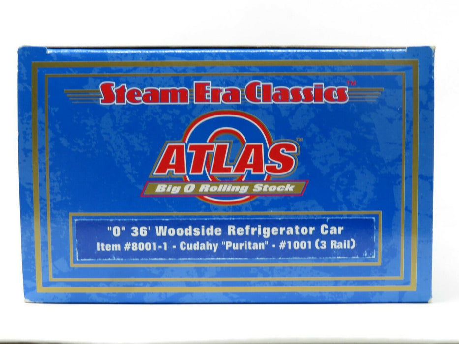 Atlas 8001-1 Cudahy Purtian 36' Woodside Refrigerator Car #1001 NIB