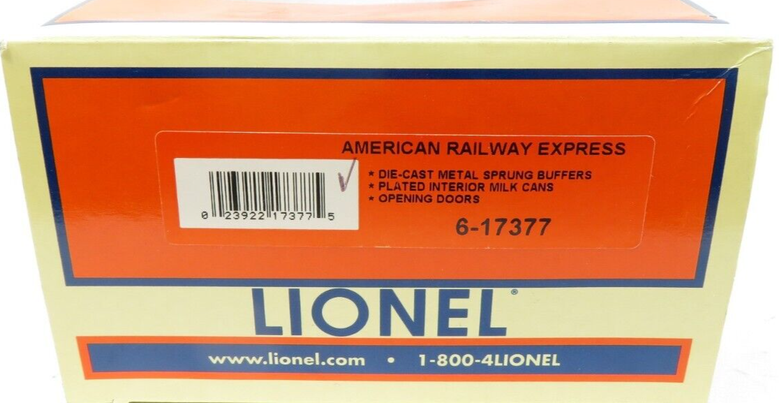 Lionel 6-17377 American Railway Express Reefer NIB