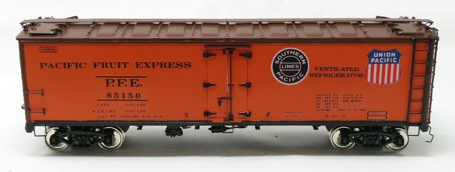 Precision 16259-1 Brass Pacific Fruit Express-Refrigerator Car Class R-30-21 NIB