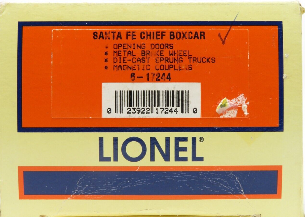 Lionel 6-17244 Santa Fe Chief Boxcar LN
