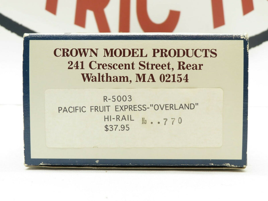 Crown Model R-5003 Pacific Fruit Express Overland #770 NIB
