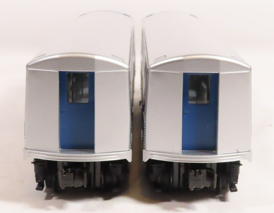 MTH 30-2161 MTA 2-Car Subway Non-Powered Set - Silver & Blue 4550 & 4551 NIB