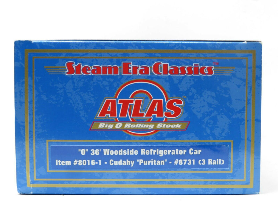 Atlas 8016-1 Cudahy Purtian 36' Woodside Refrigerator Car #8731  NIB