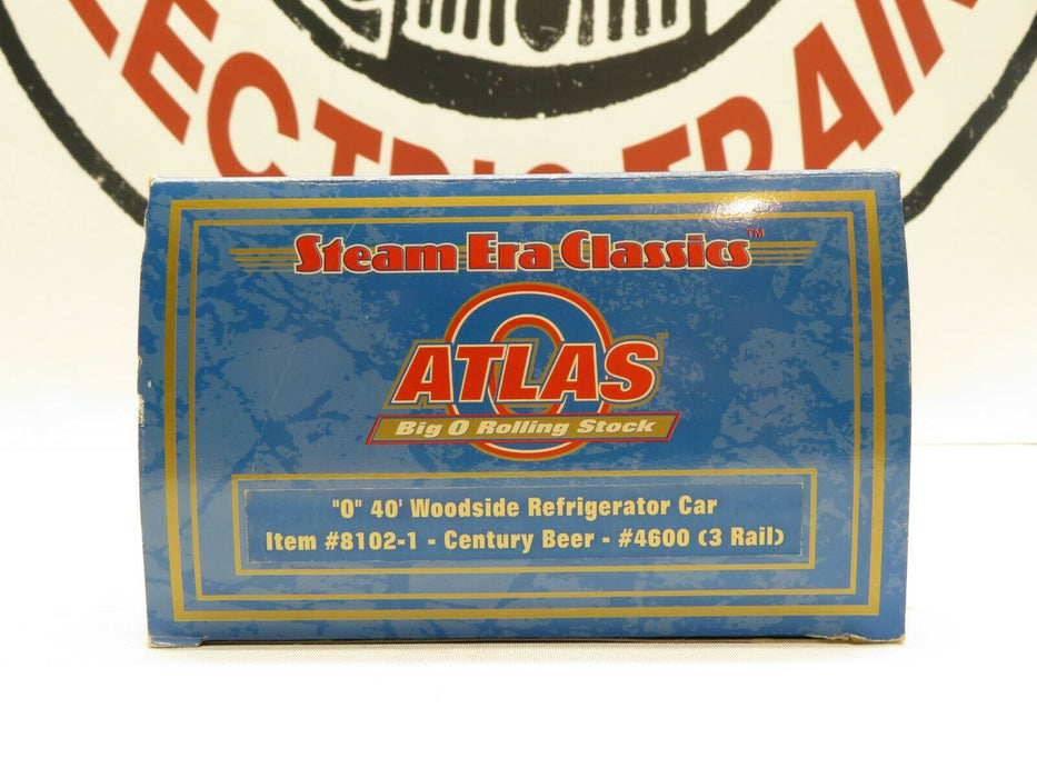 Atlas 8102-1 Century Beer 40' Woodside Refrigerator Car #4600 NIB