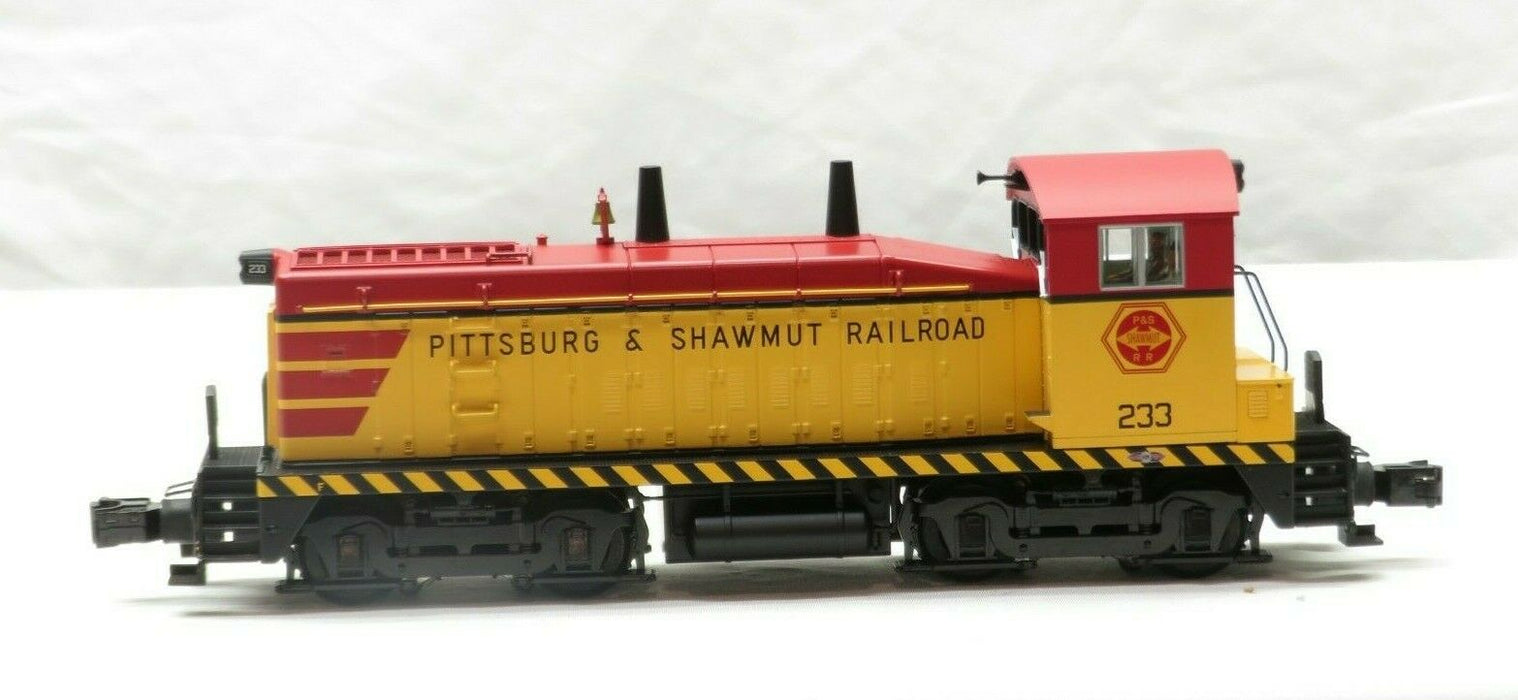 Atlas 6144-1 Pittsburg & Shawmut SW-9 Diesel Loco #233 TMCC Railsounds LN