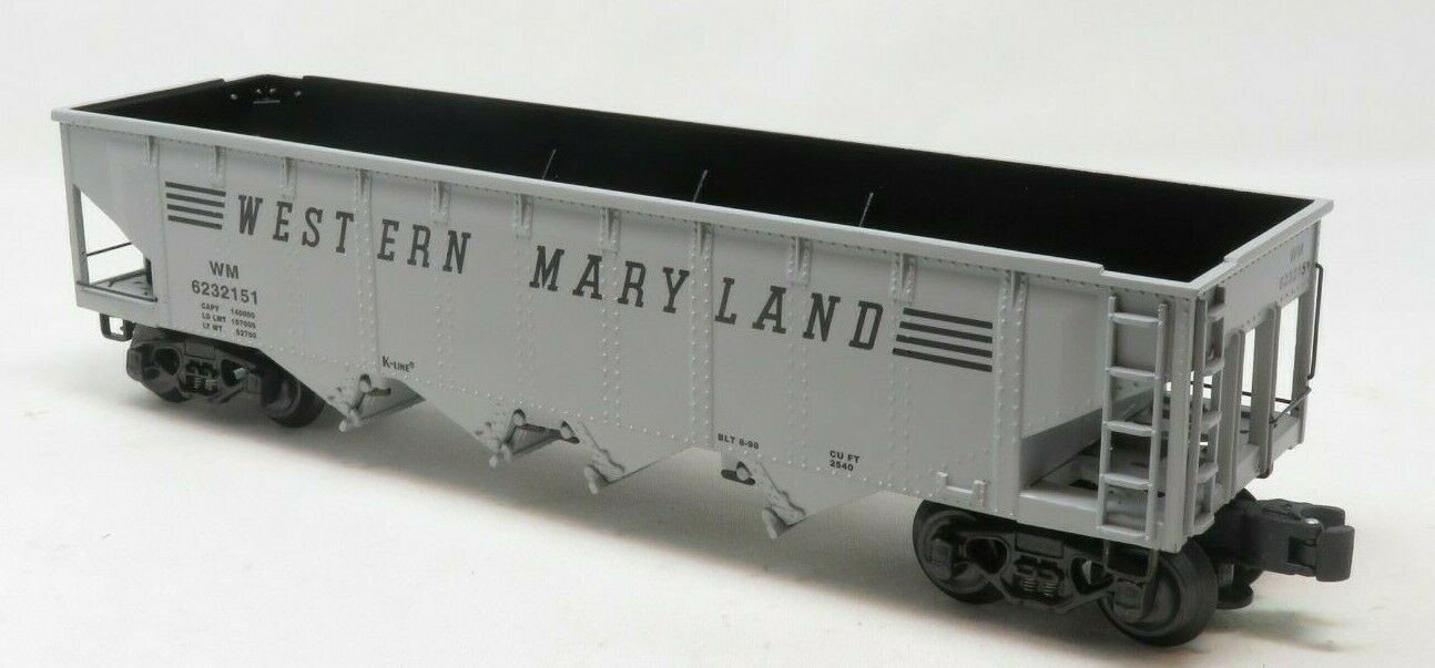 K-Line K623-2151 Western Maryland CLASSIC Scale Die Cast Hopper NIB