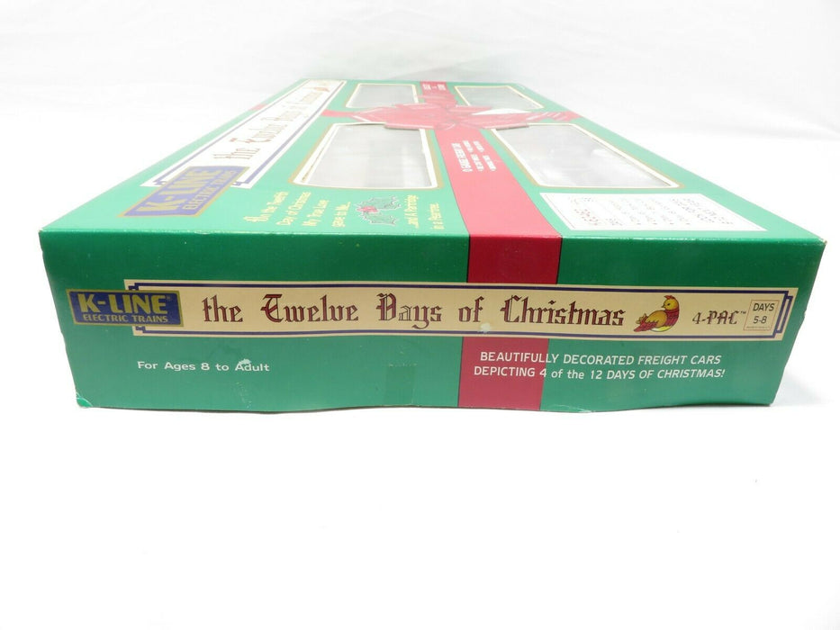 K-Line K-62462 Twelve Days of Christmas Freight Cars 5-8 Days NIB