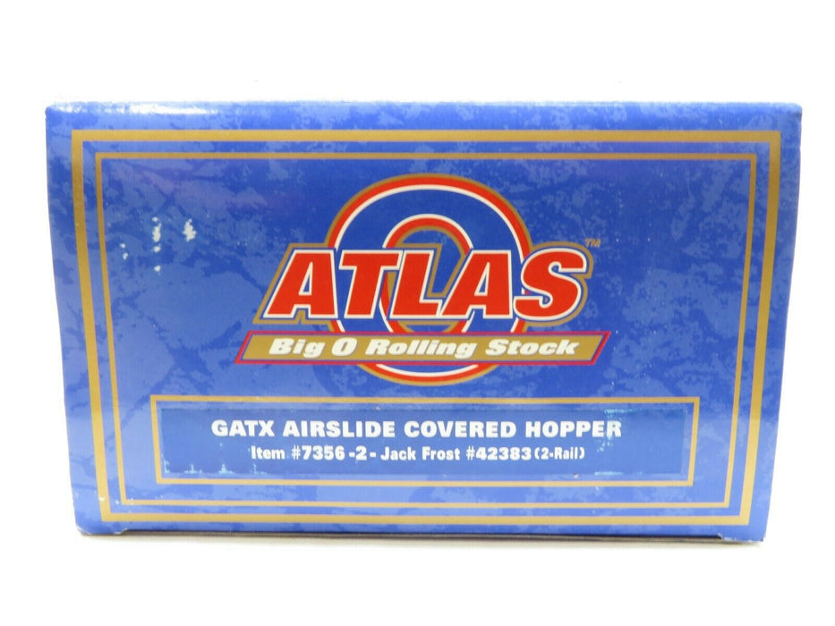 Atlas 7356-2 Jack Frost GATX Airslide Covered Hopper #42383 2 Rail NIB