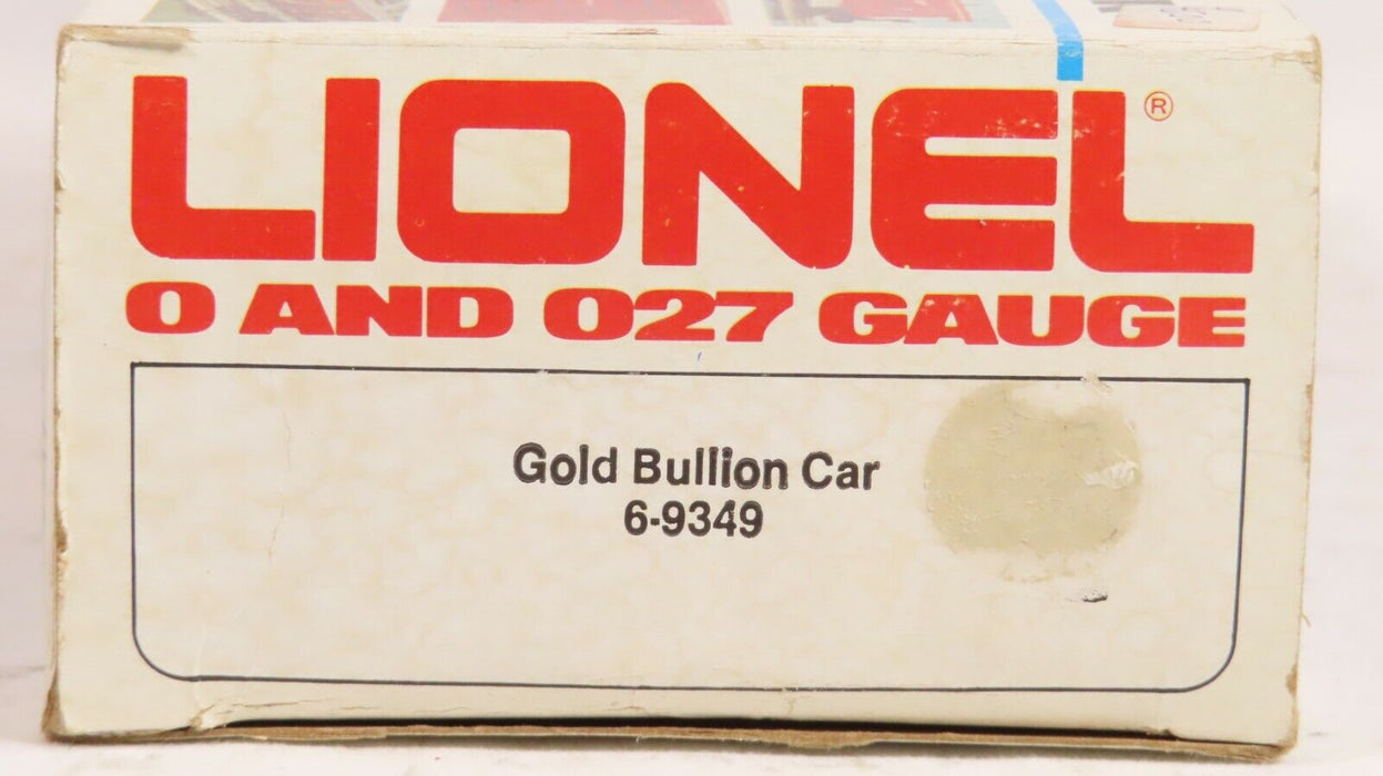 Lionel 6-9349 Gold Bullion Car LN